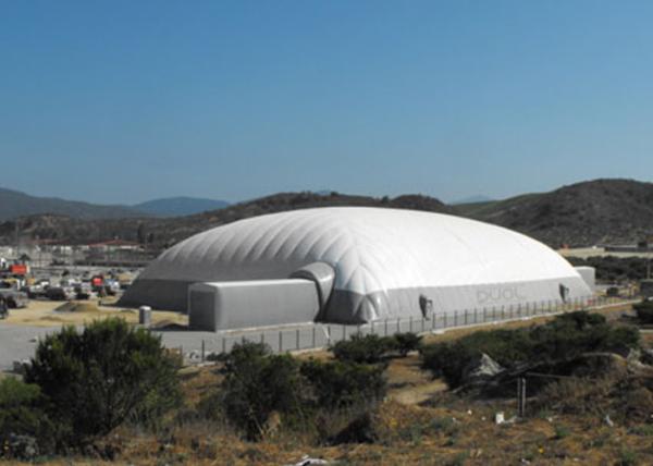 Durable Super Giant Inflatable Tent White Air Building Structure For Tennis