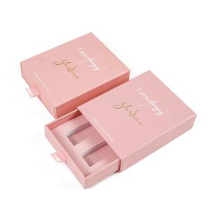 Wholesale Custom drawer type packaging box Cosmetics lipstick skin care gift packaging box from china suppliers