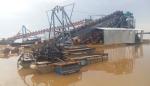 Wheel Bucket 80M3/Hour Gold Mining Dredger Machine 12M