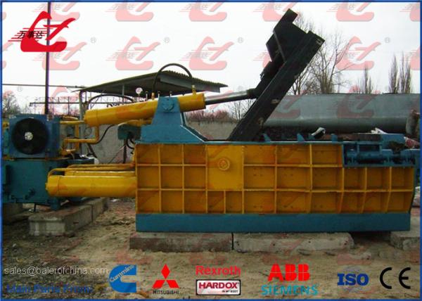 Hydraulic Metal Scrap Bailer Press Capacity 4-6ton per Hour 74kW Motor Metal
