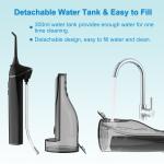 Cleaning Upgraded 300ml Cordless Water Pick Portable Rechargeable Oral Irrigator