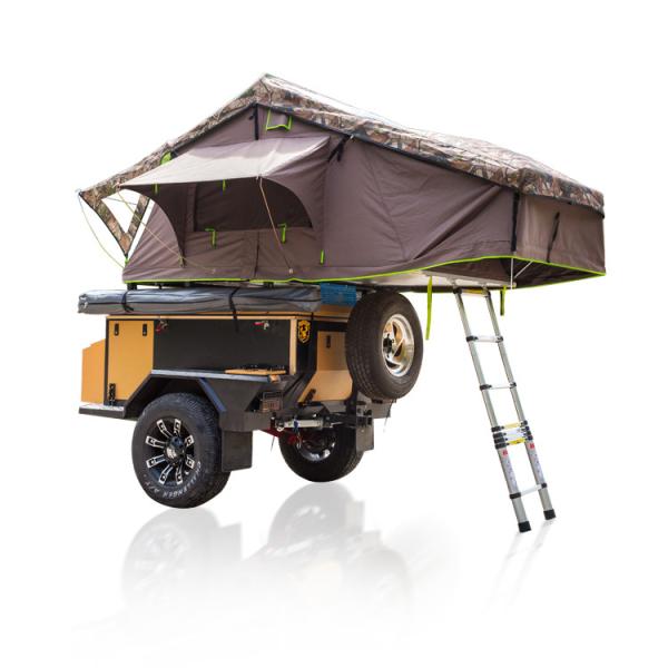 Waterproof 4x4 4 Person Aluminum Camping Car Soft Shell Rooftop Roof Top Tent