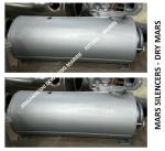 High quality-marine boiler exhaust pipe muffler, spark extinguishing muffler