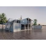 BOX SPACE Luxury Modern Prefabricated Steel And Sandwich Panel Mobile Home Flat
