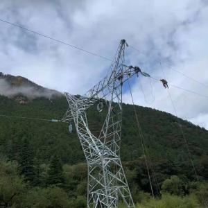 Wholesale Hot Dip Galvanized Angle Steel Tower For 110KV Transmission Line from china suppliers