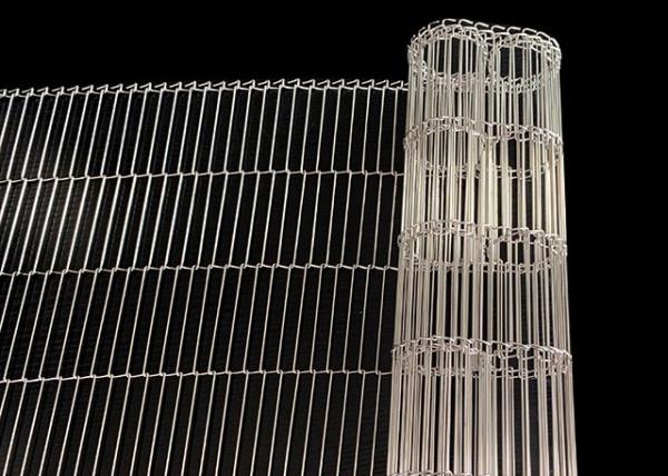 Food Grade 304/316 Stainless Steel Flat Flex Wire Mesh Conveyor Belt For Bread