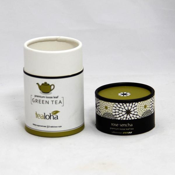 Food Grade Moisture-proof Cardboard Tube Paper Cans Packaging for Tea / Fruit