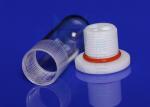 Purity Transparent Silica Glass Reagent Bottle Fused With Screw Caps 2.2g / Cm3