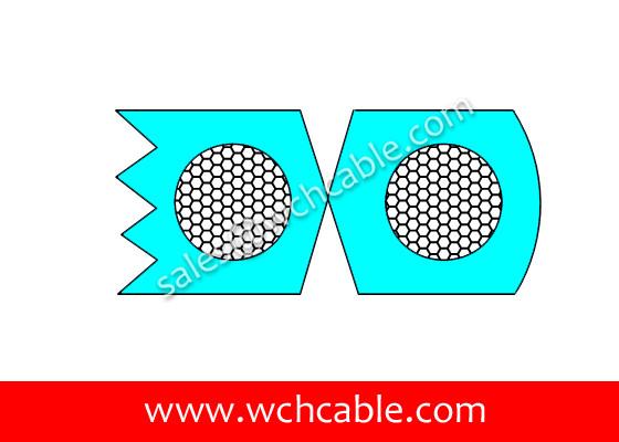300V UL Power Cord Cable SPT-1 18AWG 2C Tinned Conductors OD2.70x5.40mm PVC