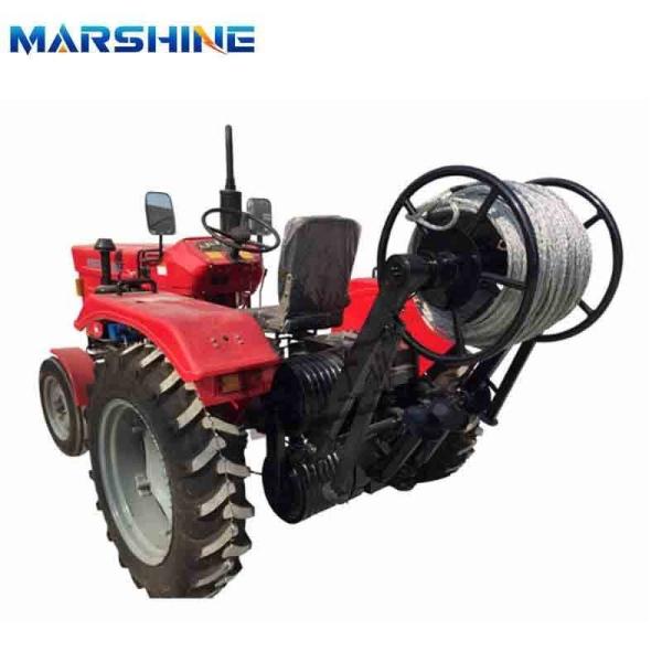 Electric Double Drum Winch Machine For Power Walking Tractor On Transmission