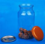 Empty Plastic Airtight Storage Jars Round Shape EOE / POE Sealing Type