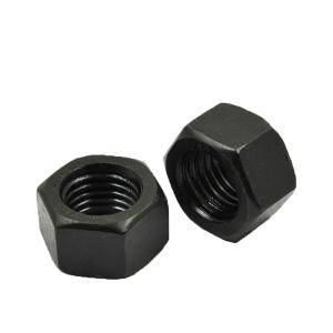 Wholesale Quenched And Tempered Carbon Black Heavy Hex Nut Steel ASTM A194 Grade 2HM from china suppliers
