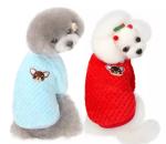 Soft Warm Pet Product Cute Funnm Dog Plain Sweaters Luxury Small Dog Clothes