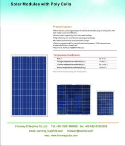 Wholesale polycrystalline solar panel solar module with high quality from china suppliers