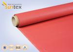 Fireproof Silicone Coated Fiberglass Fabric Silicone Rubber Coated Fiberglass