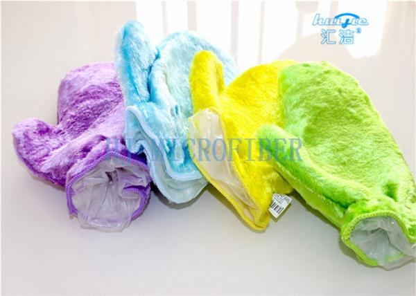 Quality Microfiber Wash Mitt Gloves Good Helper For Kitchen Dishes Cleaning for sale