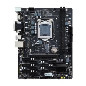 Wholesale B250-AI-V2.1 Crypto Motherboard 12 PCIEX4 Slot Mainboard DVI VGA HDMI Slot For Bitcoin from china suppliers