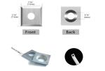 4 Cutting Edges Carbide Indexable Inserts With 100% Tungsten Carbide