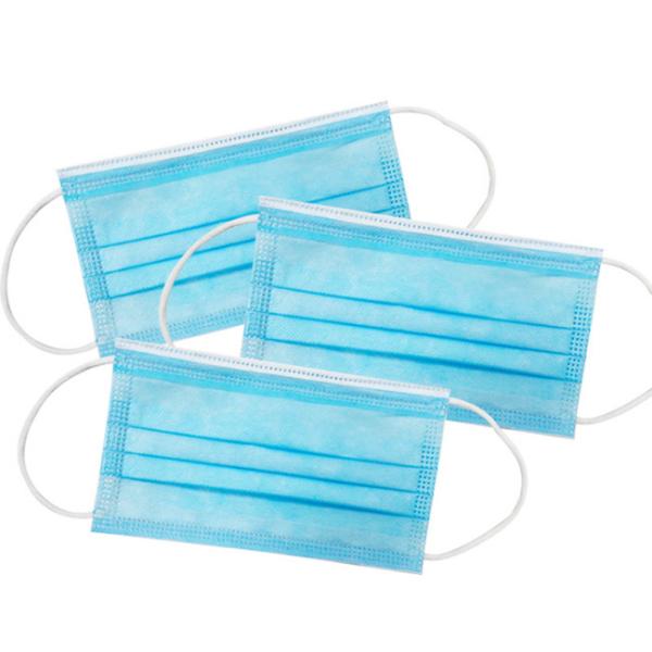 98% Filter Rating Disposable Earloop Face Mask Non Woven Fabric For Personal