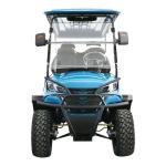 2024 Manufacture Blue power 48V Electric Golf Cart with 6 Seats and Rear Hub
