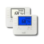 2 Heat 1 Cool Heat Pump Room Programmable Thermostat For Kitchen / Bathroom 24V