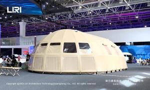 Wholesale Panoramic Ellipse Campsite Glamping Hotel Tent All Timber Frame from china suppliers