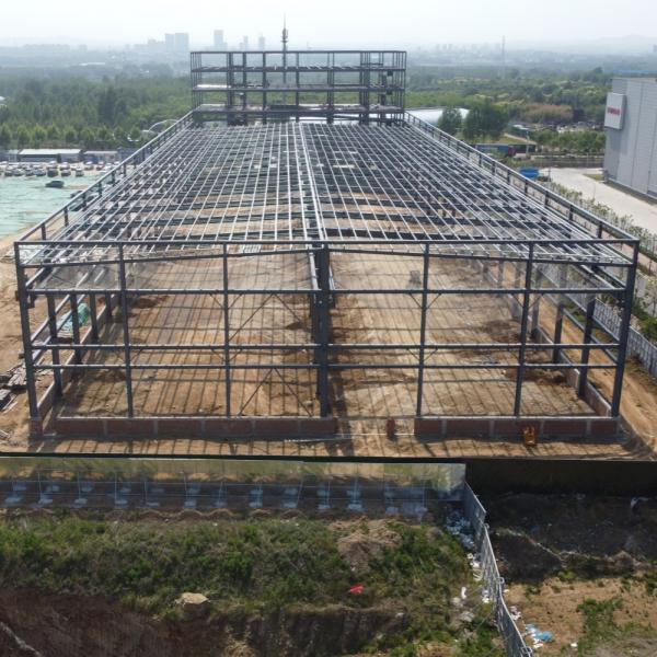 Quality Large Span Pre Engineered Steel Frame Warehouse Q235B Q355B for sale