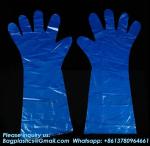 Extended Plastic Disposable Veterinary Long Sleeve Gloves Waterproof Disposable