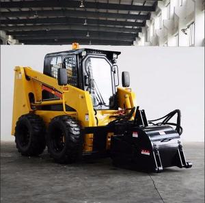 Wholesale Heavy Duty 85HP Skid Wheel Loader With Mitsubishi Diesel Engine from china suppliers