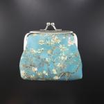 New Cute Buckle Coin Purses Kiss-lock Change small dot fabric bag mini cute coin