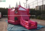 Pink Fairytale Jumping Castles Princess Palace Bounce House For Girls