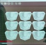Rapid 400D Industrial SLA 3D Printer 25um 17μM For Dental Restoration Model
