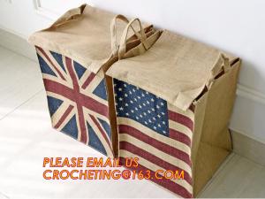 Wholesale handmade collapsible jute storage basket with rope handle,Standard Quality Nursery Gardening Jute Rope/Jute Braided Pot/ from china suppliers
