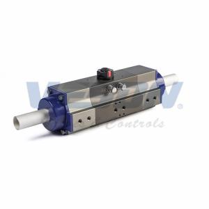 Wholesale Explosion Proof 3 Position Valve Actuator , High Speed Small Pneumatic Actuator from china suppliers