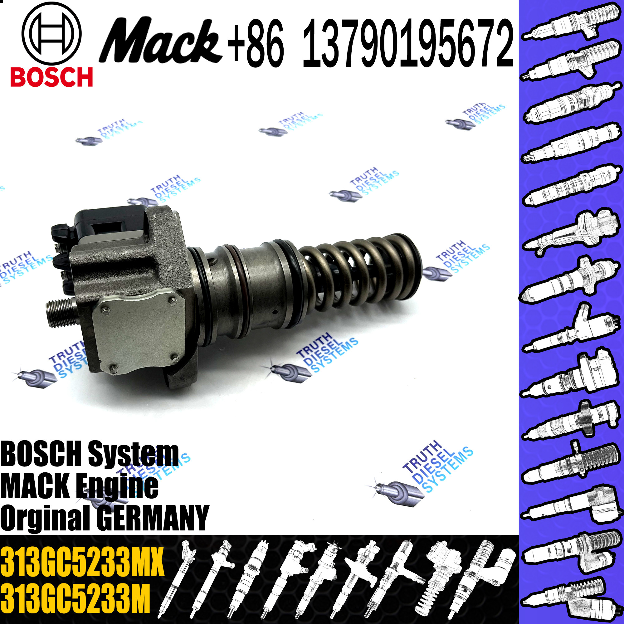 original new Diesel fuel pump assembly 313GC5230MX 0414755014 for truck engine