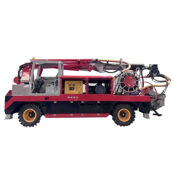 KMR500 Tunnel Auxiliary Vehicle Shotcrete Robot High Efficiency Safety And