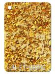 Gold Clear Glitter Acrylic Panel Home Exhibition Rack Daylight Lamp Decor