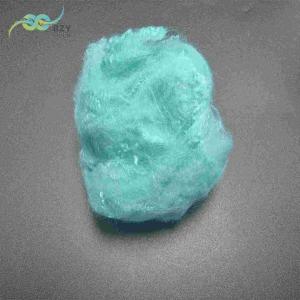 Wholesale Light Blue Dope Dyed Polyester Staple Fiber 2.5D Regenerated PSF Polyester from china suppliers