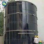 Smooth Fire Protection Water Tanks 20m3 With FRP Roof