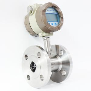 China DN100 DN50 Turbine Flow Meter , Ex ia IIC T4 Oil Flow Sensor on sale