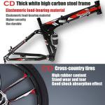 Customized OEM Full Suspension Mountain Bikes 24 26 29 Inch Carbon Steel Frame