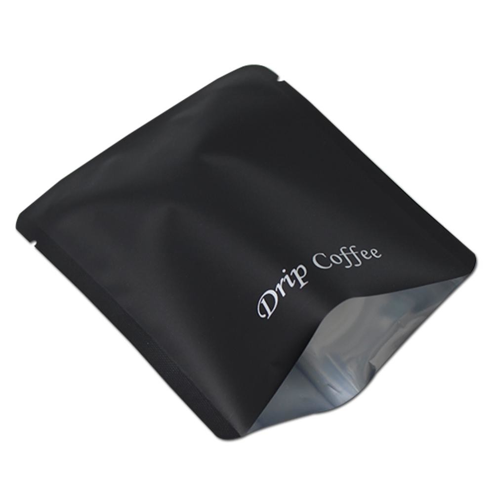 custom packaging aluminum foil hanging ear coffee drip filter paper bag