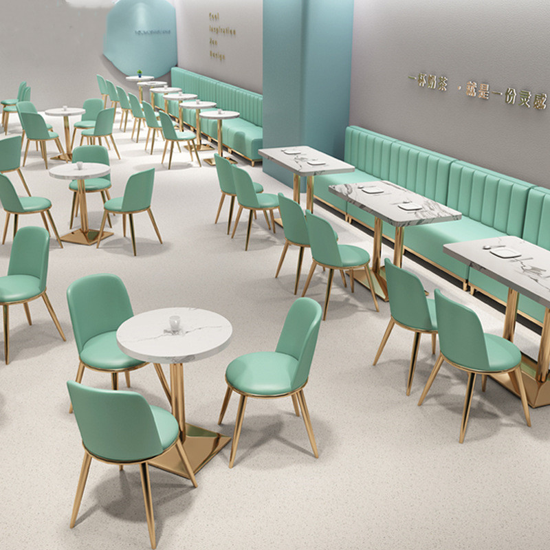 High Quality Fashion Leather Restaurant Furniture Restaurant Sofa Booth Seating Sofa For Sale
