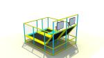 Medium Size Eco - Friendly Kids Trampoline Park Galvanized Steel Pipe KP180827