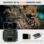 KW865 WIFI Hidden Camera Outdoor Wireless Hunting Camera IP67 20MP Trail Camera