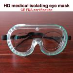 CE Full Encapsulated Eye Protection Goggles , Anti Splash Medical Safety Glasses