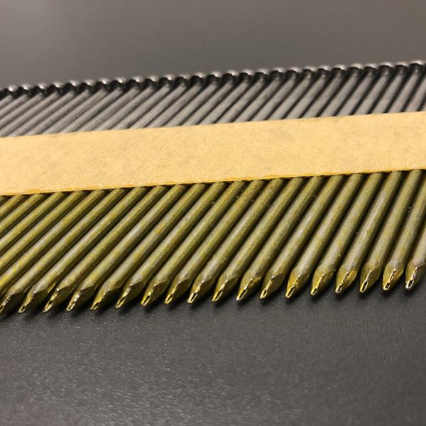Q235 steel Collated Framing Nails 3 Inch D Head Bright Smooth Shank 3.05mm