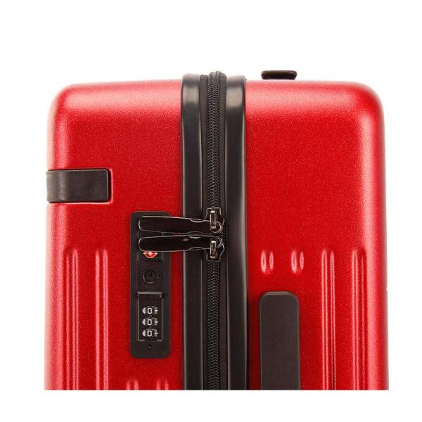 Electronics Pattern Red 24 Inch Hardside Spinner Luggage Anti Scratch