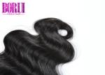 Virgin Body Wave Extensions , 3 Bundles Malaysian Hair With Closure Unprocessed