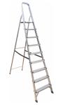 9 Steps Stool Household Lightweight Aluminum Step Stool Ladder